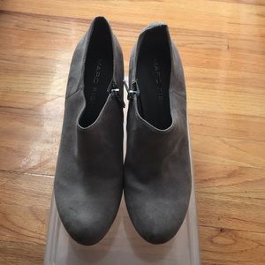 SOLD Gray Suade Booties
